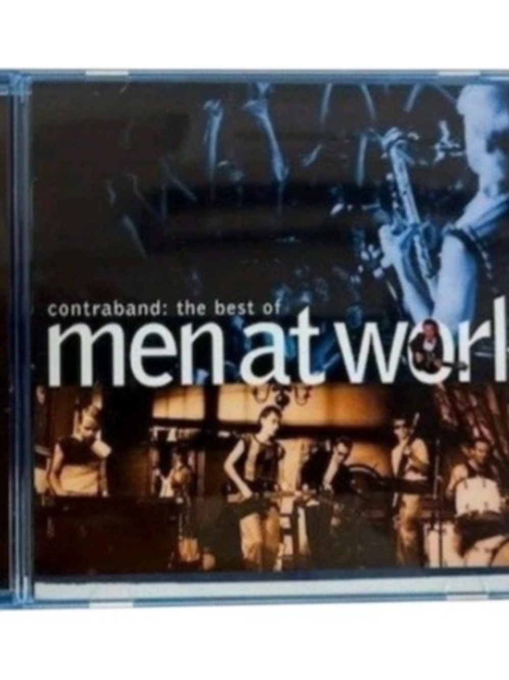 Men At Work - Contraband: The Best Of (CD) Black & Sepia Cover
